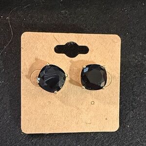 Elegant Black Stud Earrings